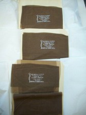 Town Country Vintage stockings Seamless Mesh Pecan 3 pairs in box sz C 10 1/2