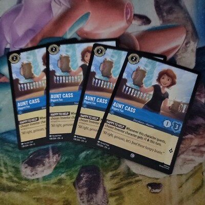 Aunt Cass - Biggest Fan 138/204 - Lorcana [Azurite Sea] X4 