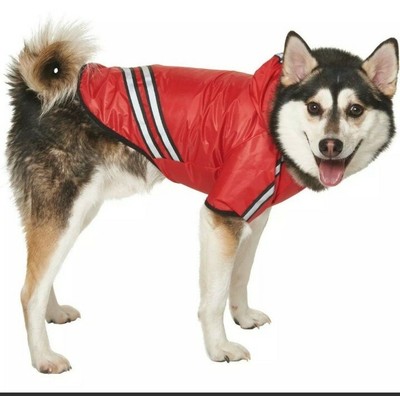 red dog raincoat