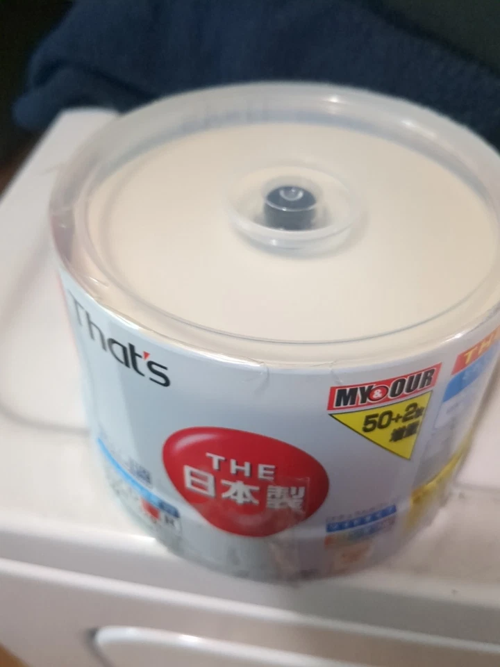 F/S Taiyo Yuden That’s CD-R 50  + 2 discs  Sealed Very Rare Made in Japan - Image 4 of 4