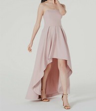 $289 Speechless Juniors Women's Pink Strapless High-Low Formal Gown Dress Size 9