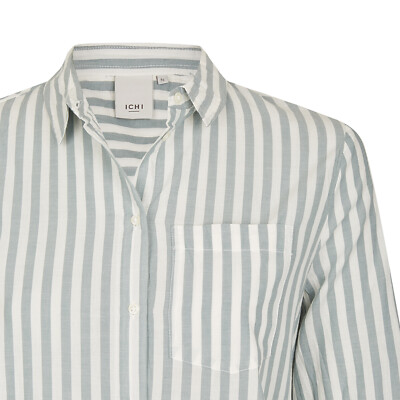 ICHI Bluse ASILO SH4 Damen Hemd Top Oberteil langarm Größe 40 NEU mit Etikett