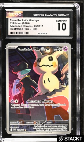 Team Rocket's Mimikyu graded CGC 10 for sale on eBay