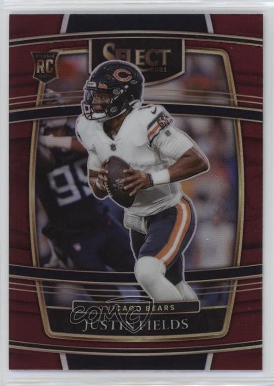 2021 Panini Select Concourse Maroon Prizm 81/149 Justin Fields #50 1cc7