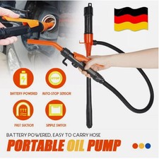 Fasspumpe Kanisterpumpe Elektrische Handpumpe Pumpe für Wasser Benzin Diesel Neu