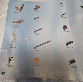 Lego Bionicle Defilak (8929) - Incomplete with Manual 