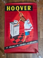 affiche publicitaire ancienne années 50 HOOVER