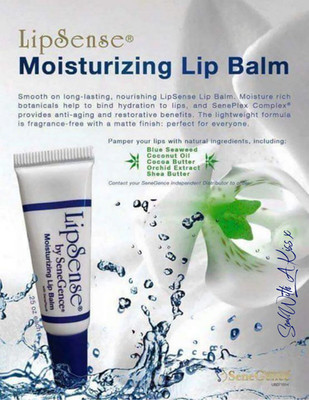    CLEAR/REGULAR  **LIP BALM** LIPSENSE SeneGence NEW/SEALED Authentic Full Size