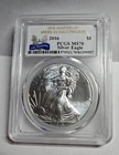 2016 $1 American Silver Eagle PCGS MS 70 30th Anniversary