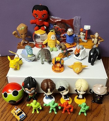 Huge McDonald's Happy Meal Toy Lot - Marvel Red Hulk BTS TinyTAN Pokémon Pikachu
