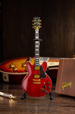 Bb King - Axe Heaven BB King Gibson Cherry ES-355 Lucille Mini Guitar Replica Co