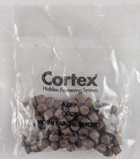 AZEK Cortex Mountain Redwood Decking Fastener Plugs 100ct 1/4" Genuine OEM