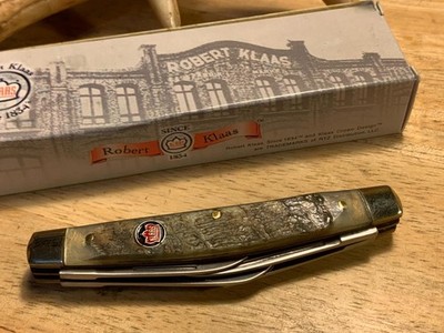Robert Klaas Ram's Horn Congress 3 5/8'' Pocket Knife KC9426