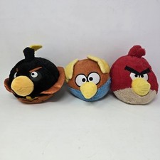 Commonwealth Angry Birds Space Lightning Bird Red Bird Space Black Bomb Plush