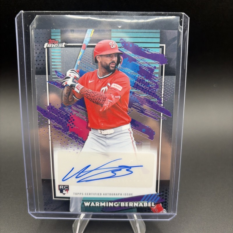 Warming Bernabel 2026 Topps Finest Rookie Auto Washington