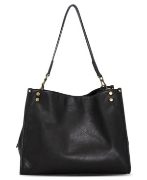 American Leather Co. Lenox Satchel - Sleek Black Leather Everyday Hand #fd9ad04b