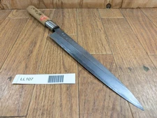 Japanese Chef's Kitchen Knife Yanagiba Vintage Sushi from Japan 200/343mm LL107