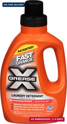 Fast Orange 22340 Fast Orange Grease X Mechanic's Laundry Detergent Liquid, 40 F