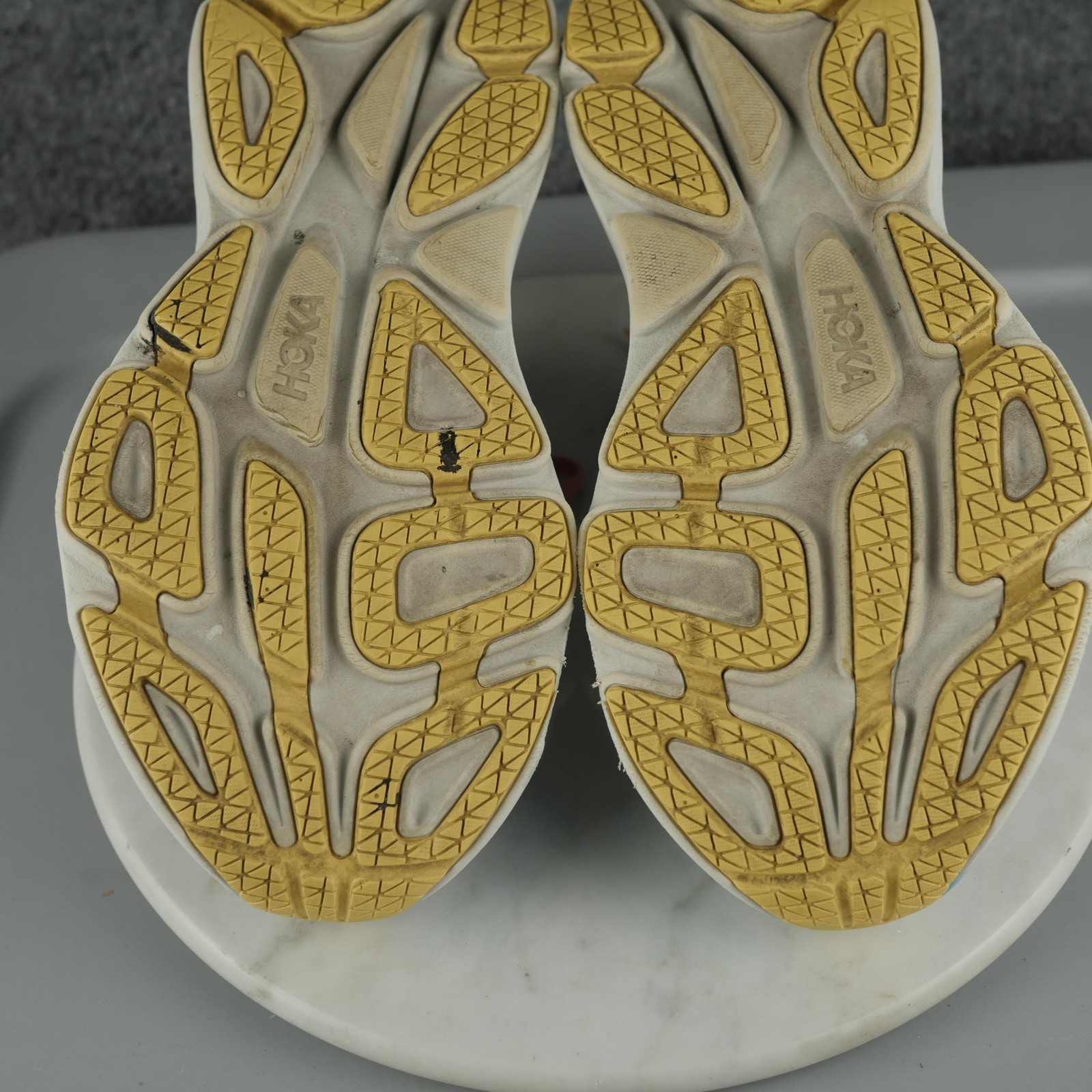 Hoka One One Bondi 8 Wide Shoes Womens Size 8.5 White Running Sneakers 1127954 thumbnail 13