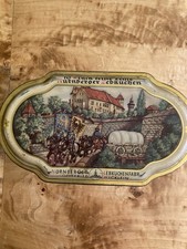 Antike h&uuml;bsche Blechdose   N&uuml;rnberger Lebkuchen
