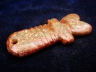 Old Nephrite Jade Stone Carved HongShan Culture Ancient Warrior #02062601 — photo 4