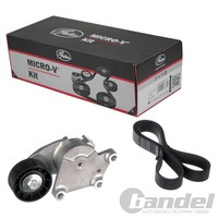 Gates Micro-V Kit KEILRIPPENRIEMEN-SATZ Passend FüR CitroËN Berlingo C-ELYSEE