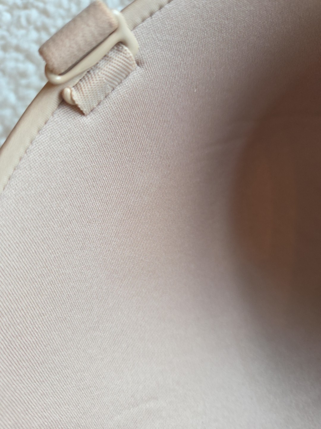 Bare Women's Beige Solid Strapless Convertible Un… - image 7