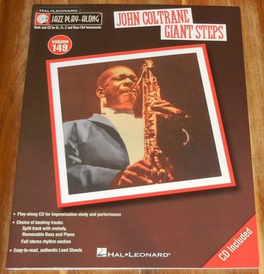JOHN COLTRANE GIANT STEPS JAZZ PLAY-ALONG BOOK & CD!