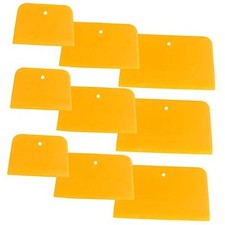 9-Piece Body Filler Spreader Set - 4", 5", 6" Plastic Automotive Spreaders