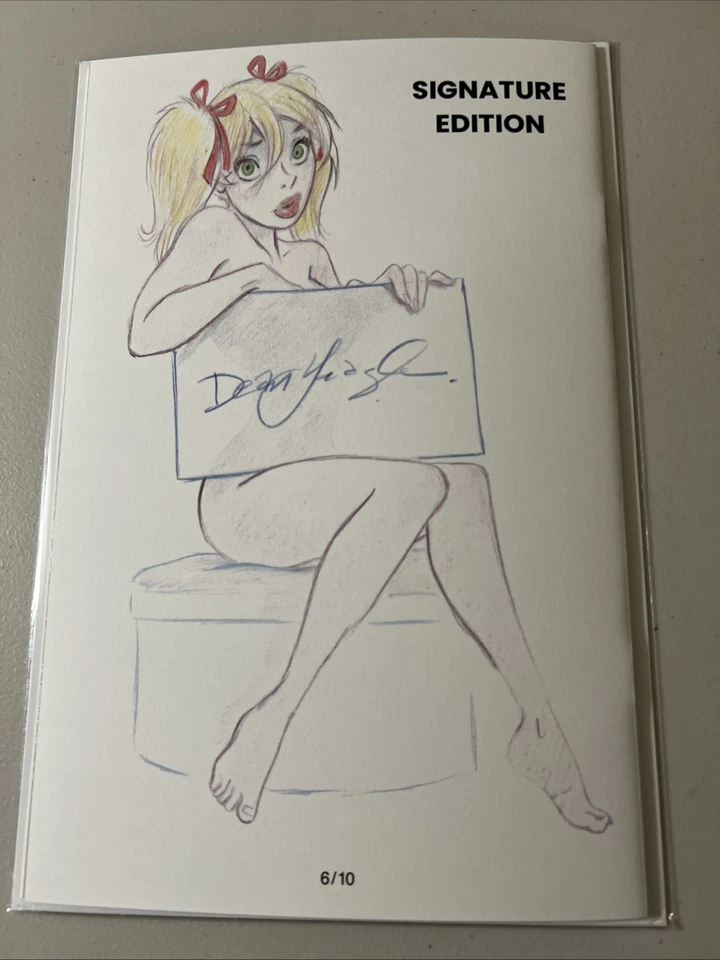 Mandy - A Tribute to Dean Yeagle Mandy SIGNED METAL White Dress -COA - Ltd 10 - Image 3 of 4