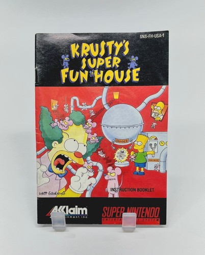 Krusty's Super Fun House - Super Nintendo Entertainment System SNES - Picture 5 of 5