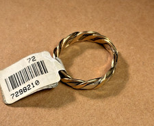 925 sterling silver braid band ring size 7.5