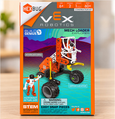 HEXBUG VEX Robotics Mech Loader Explorer STEM Construction Kit 60+ Pieces New