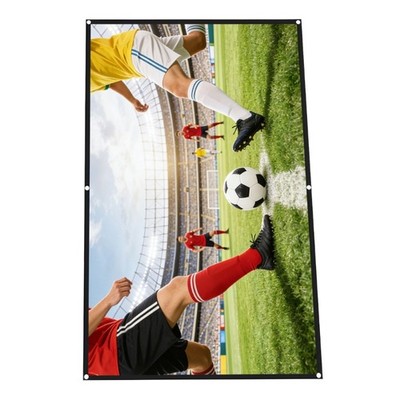 84 100 120inch Multipurpose Folding Screen For Projectors With Smooth Surfaces