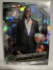 2025 WNBA Prizm Dominique Malonga Cracked Ice #144 RC Seattle Storm