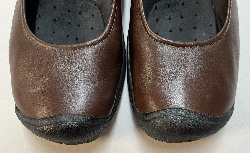 Zapatos Mary Jane de cuero marrón Keen Utility U351-50 talla 11 plantilla acolchada protección de puntera Foto 4 de 4