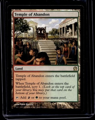 Temple of Abandon - Theros - Magic the Gathering MTG