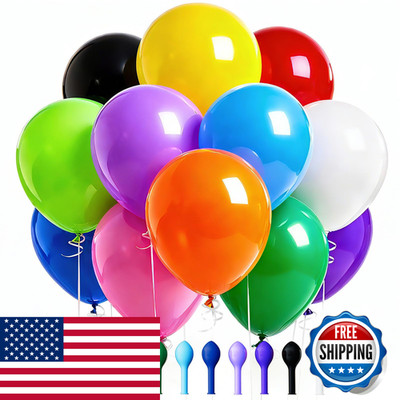 Lolstar Balloons Decorations100 Pcs Assorted Colors Balloons 12 Inch Latex