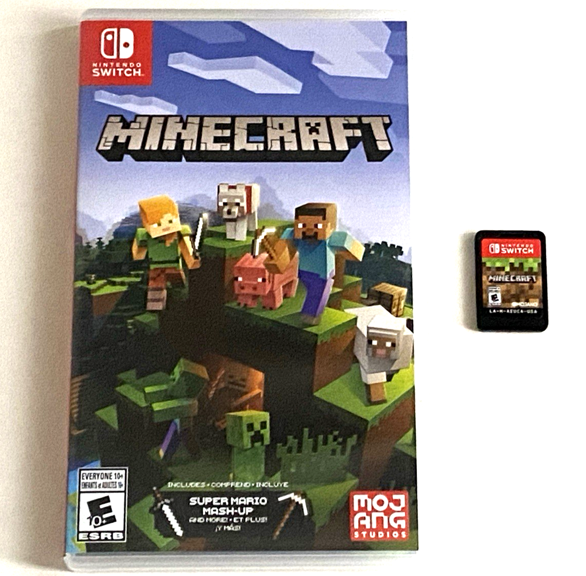 Minecraft Nintendo Switch Edition Game Cartridge Cart Kids Edition