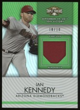 2012 Topps Triple Threads Unity Relics Emerald Green /18 Ian Kennedy #TTUR-193