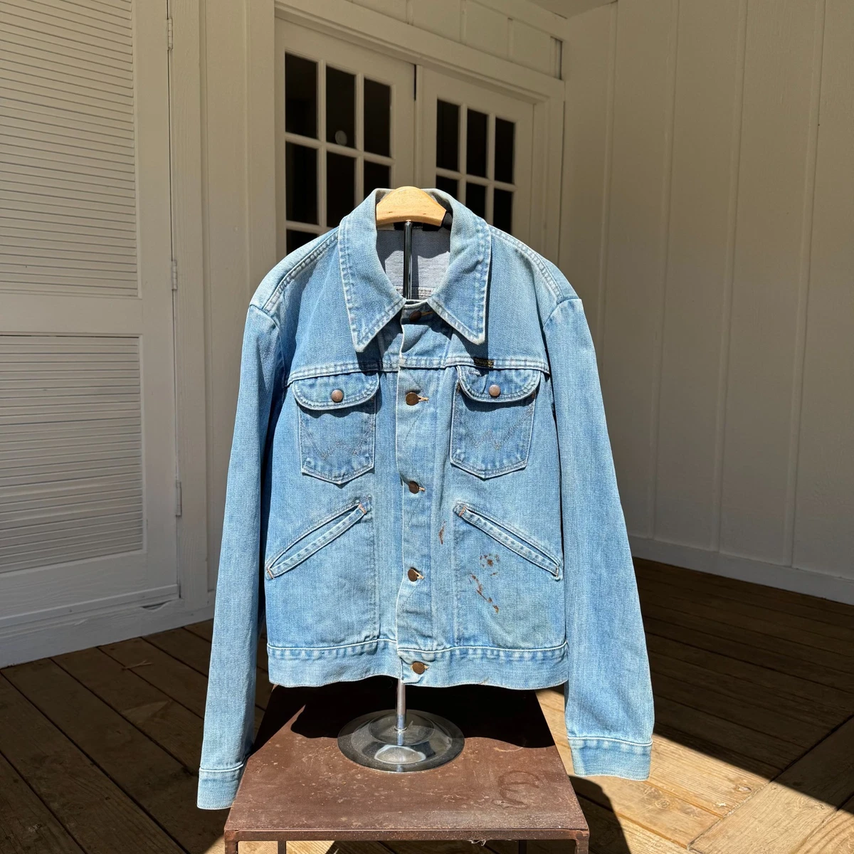 vintage wrangler jean jacket products for sale | eBay