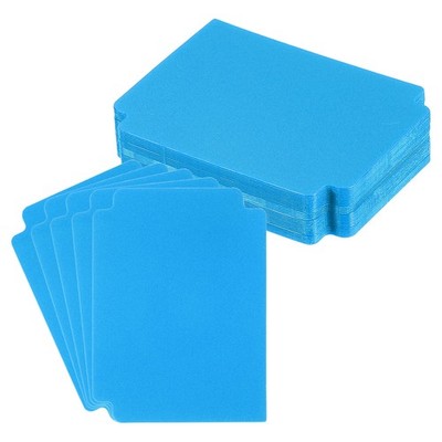 Für Trading Card Dividers 3.7x2.8 inch, 50er Pack Kunststoff Separatoren blau