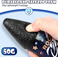 Rocket Launcher for Kids, Self Launching Motorized Air Rocket Toy, Outdoor To...