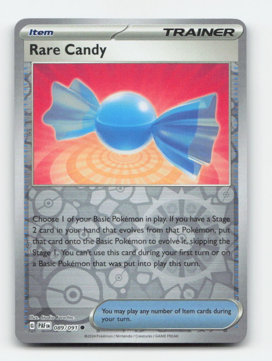Rare Candy 089/091 - C PAF - Pokemon NM