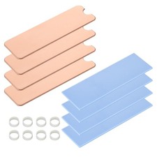 M.2 SSD Heatsink 4PCS 2280 SSD Heat Sink with Nvme SSD Thermal Pad Nvme Heat Sin