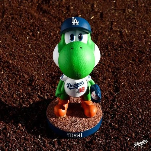 PRESALE🐸🔵 Yoshi Super Mario LA Dodgers Yamamoto Bobblehead SGA 3/31/26 🔵🐸