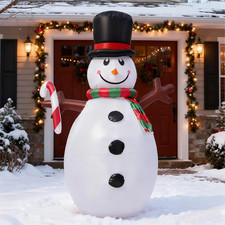 5FT Christmas Inflatables Outdoor Decoration, Snowman Inflatable Christmas Decor