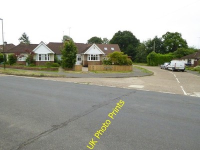 Foto 6x4 Kreuzung von Adastra und Grand Avenues Keymer c2016