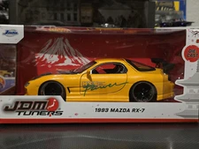 1993 Mazda RX-7 FD HKS Tuned - JDM Tuners - Jada 1:24 Yellow