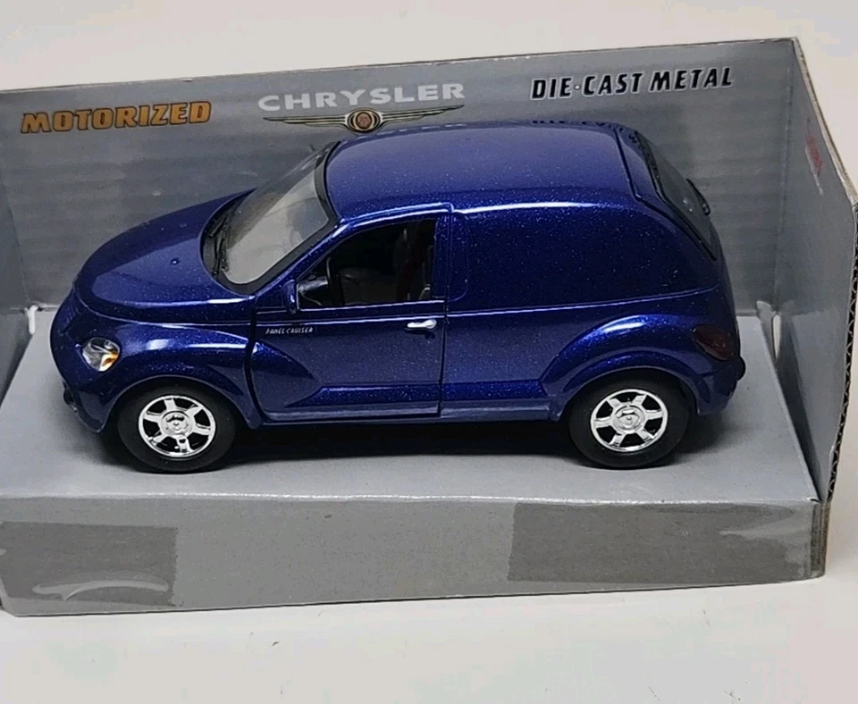 Boley Die Cast Metal Motorized Chrysler Panel Cruiser 1:32 Scale Blue New - Image 3 of 4